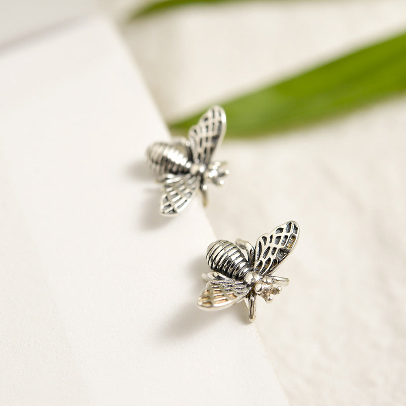 Bee Earrings S925 Sterling Silver
