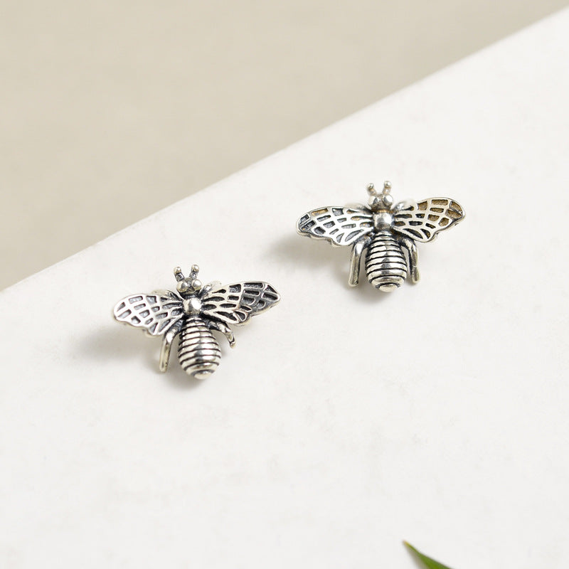 Bee Earrings S925 Sterling Silver