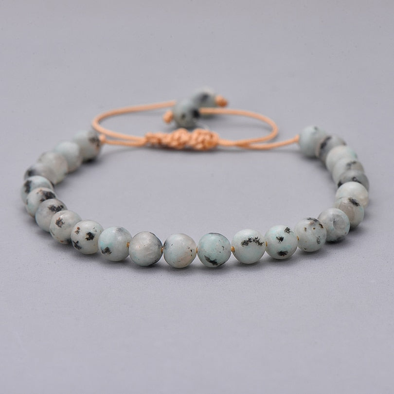 Resin Crystal Stone Bead Bracelet