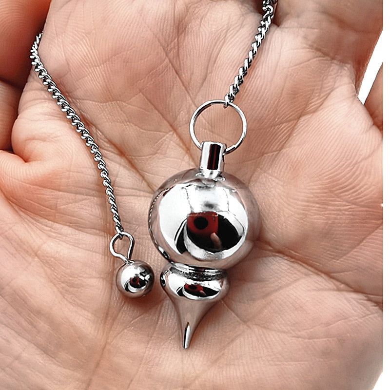 Pendulum For Dowsing Metal Charm Jewel Divination Reiki Healing Spiritual Wicca Amulet Screw Shape freeshipping - Mandala Bloom