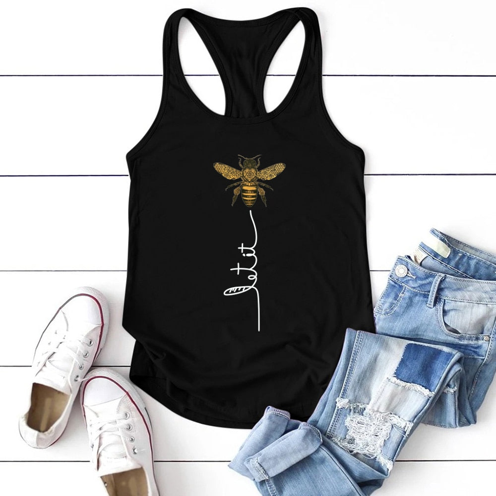 Bee Kind Print Tank Top
