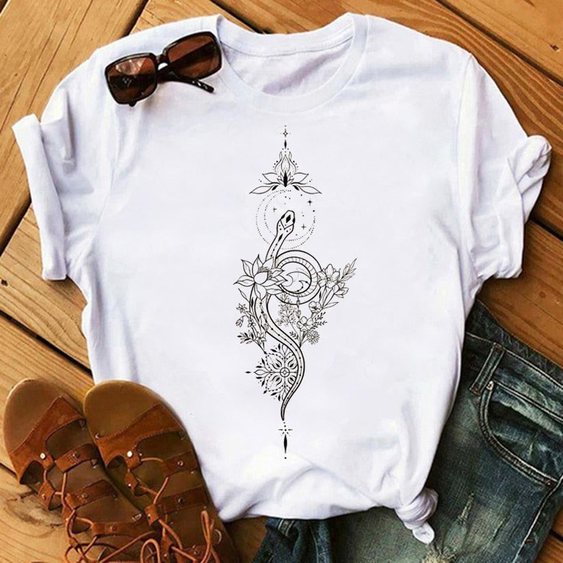 Moon Print T-shirt