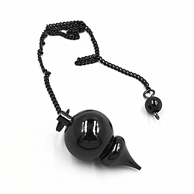 Pendulum For Dowsing Metal Charm Jewel Divination Reiki Healing Spiritual Wicca Amulet Screw Shape freeshipping - Mandala Bloom
