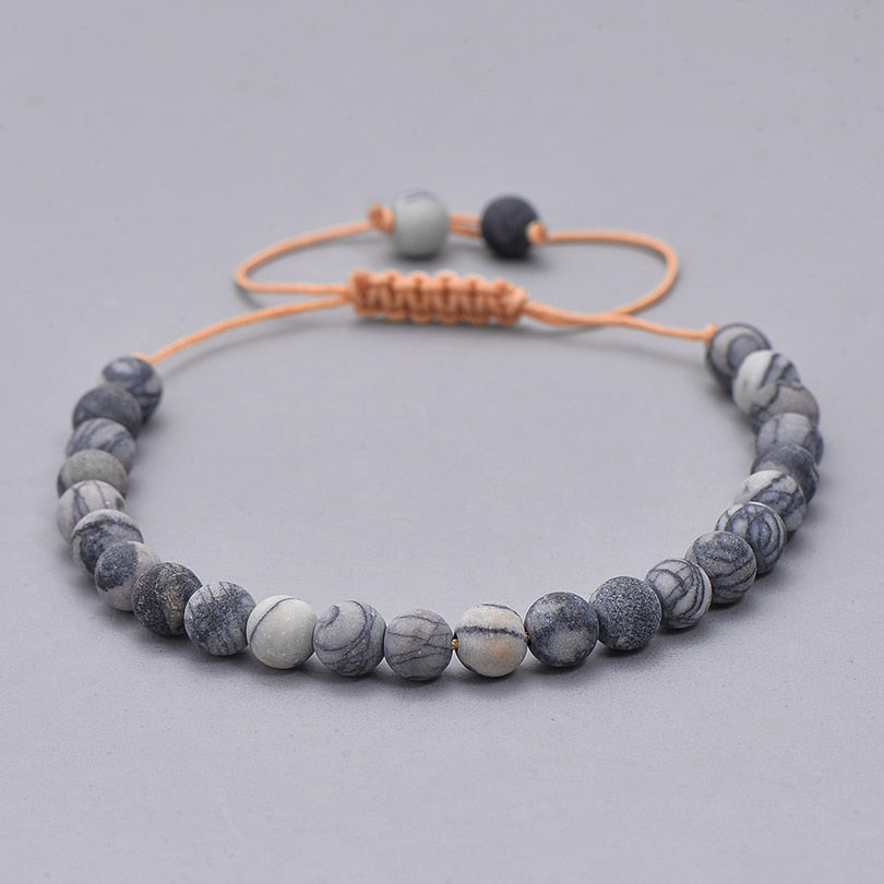Resin Crystal Stone Bead Bracelet