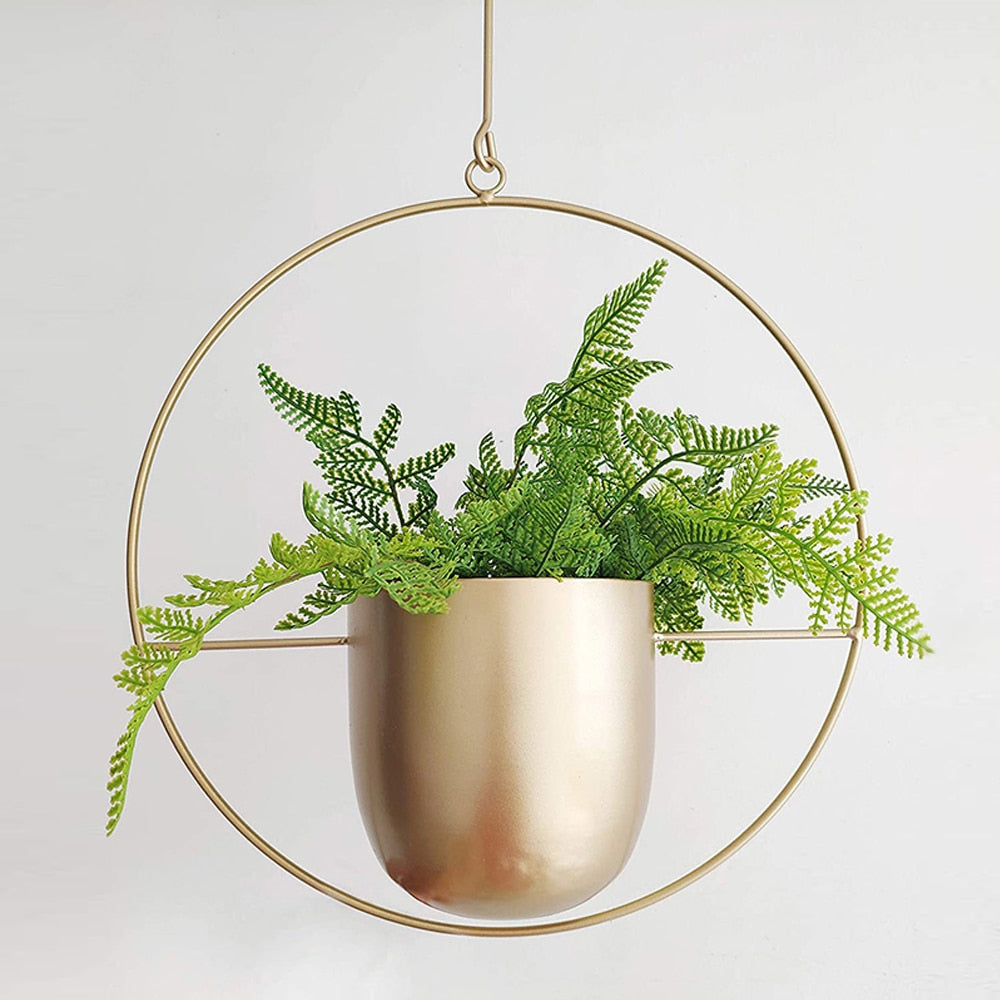 Metal Hanging Flower Pot Plant Hanger Chain Hanging Planter Basket freeshipping - Mandala Bloom