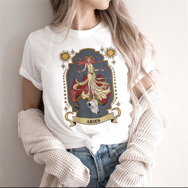 Tarot Constellation Magic Print Tee