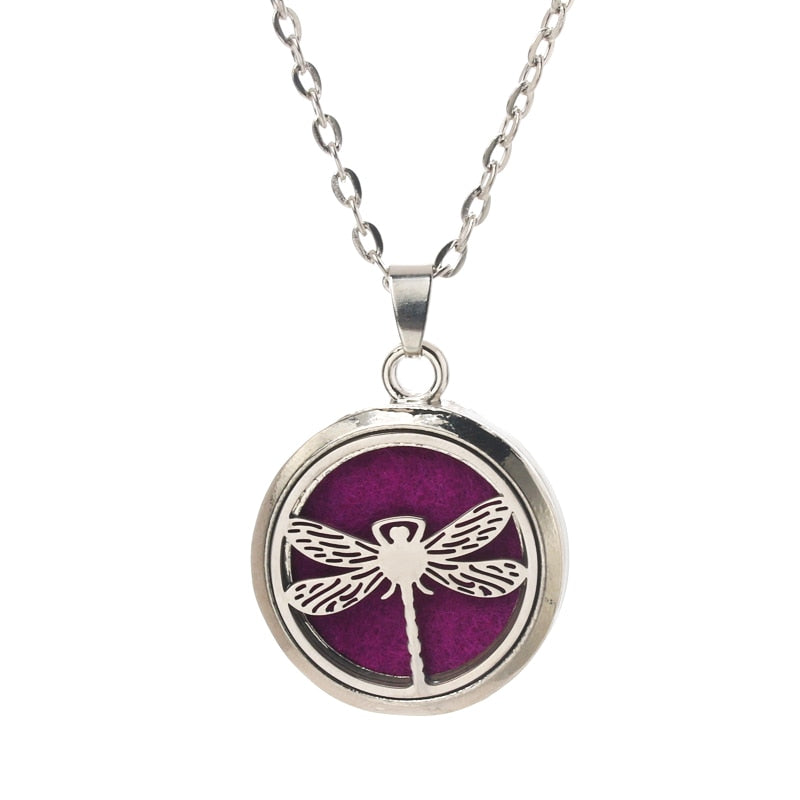 Stainless Steel Aroma Box Pendant Necklace Aromatherapy Essential Oil Diffuser Locket freeshipping - Mandala Bloom