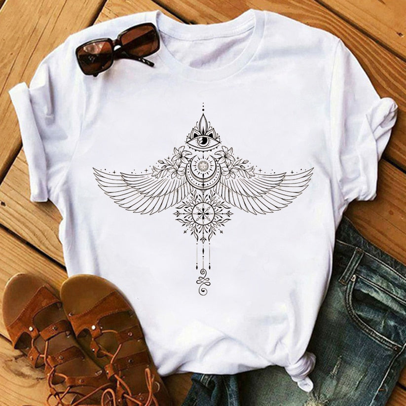Moon Print T-shirt
