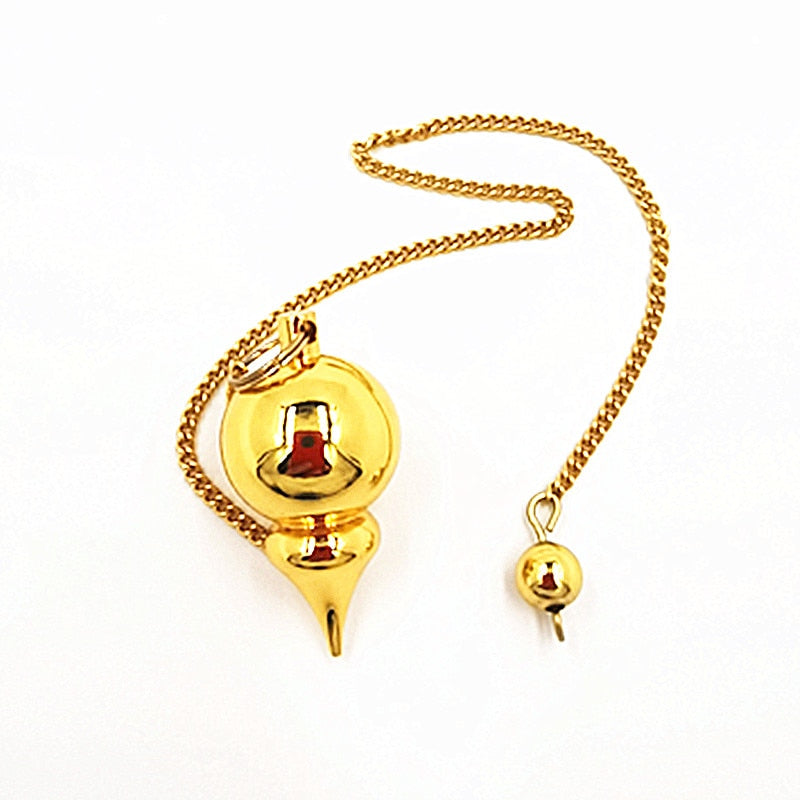 Pendulum For Dowsing Metal Charm Jewel Divination Reiki Healing Spiritual Wicca Amulet Screw Shape freeshipping - Mandala Bloom
