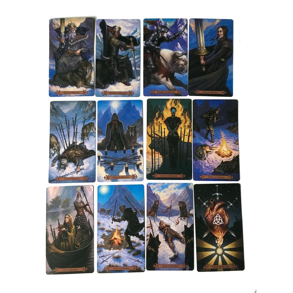 78 Pcs Spellcaster Tarot Cards English Tarot Card Deck freeshipping - Mandala Bloom