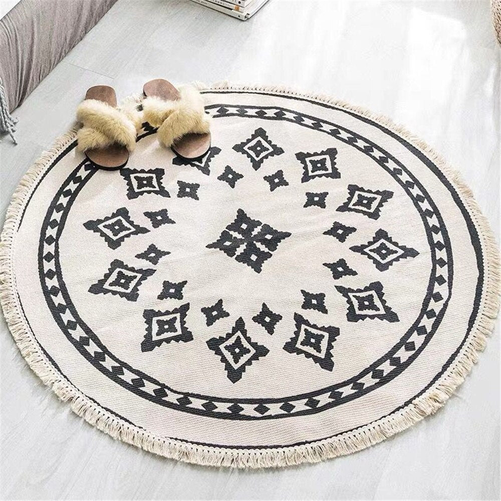 Mandala Round Rug freeshipping - Mandala Bloom