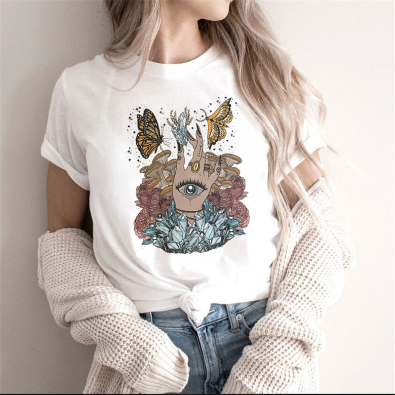 Tarot Constellation Magic Print Tee