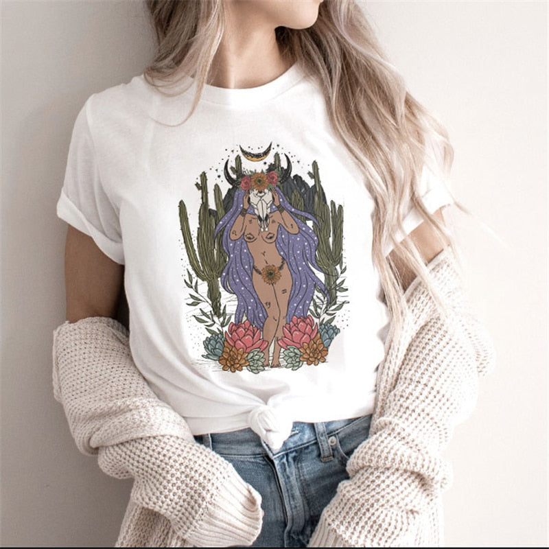 Tarot Constellation Magic Print Tee