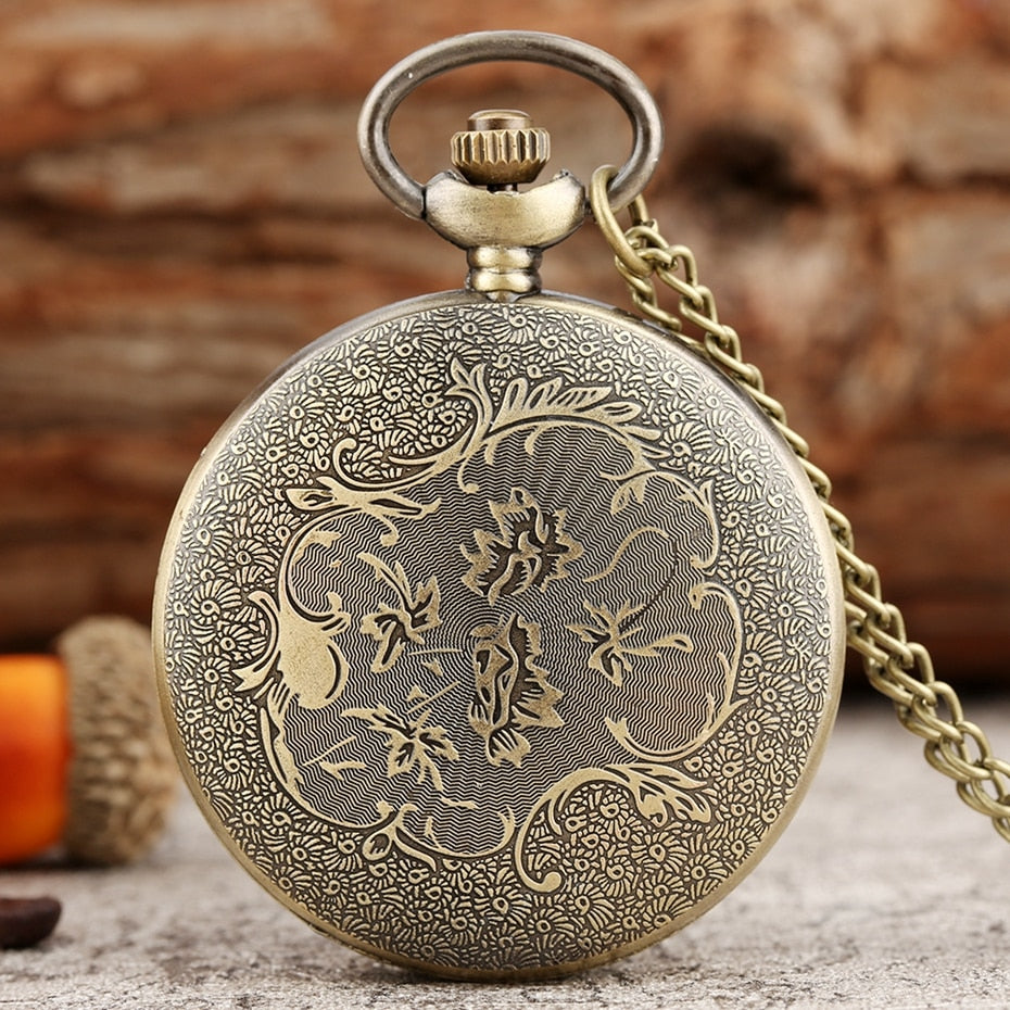 Necklace Quartz Pocket Watch Pendant Chain