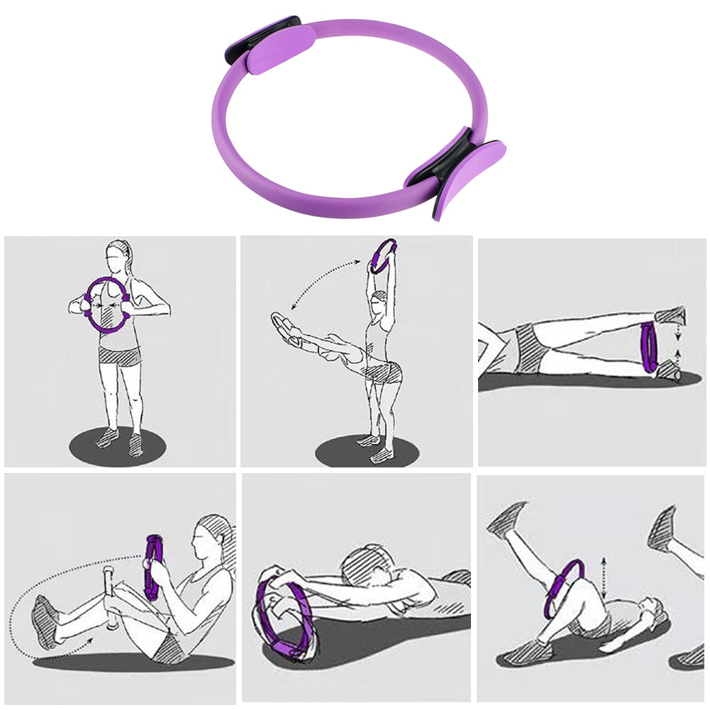 Yoga Circle Pilates Ring Lightweight Portable Non-slip freeshipping - Mandala Bloom