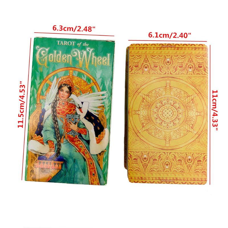 Tarot of the Golden Wheel 78 Cards Deck Tarot Deck freeshipping - Mandala Bloom