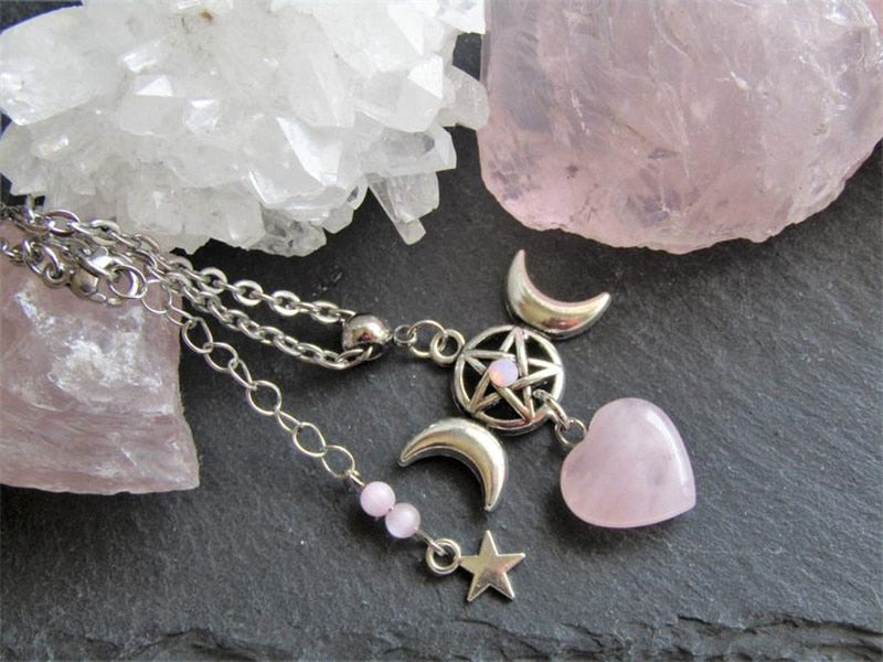 Women Necklace Glass Ball Pendant Necklace
