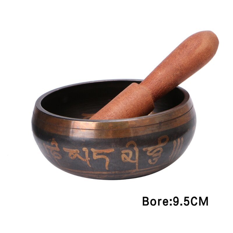 Buddhism Tibetan Singing Bowl Hand Hammered Yoga Copper Chakra Meditation freeshipping - Mandala Bloom