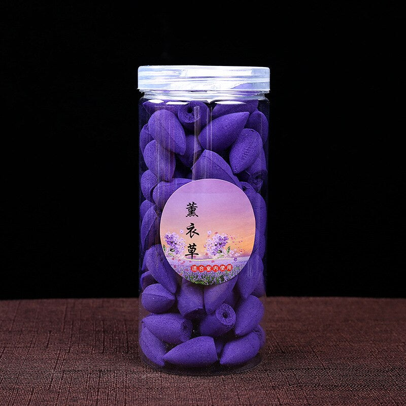 70pcs/Box Incense Cones Incense Holder Pagoda Incense Natural Incense Sticks Tulip Hundred Flowers Scent Tower Sandalwood Spice freeshipping - Mandala Bloom