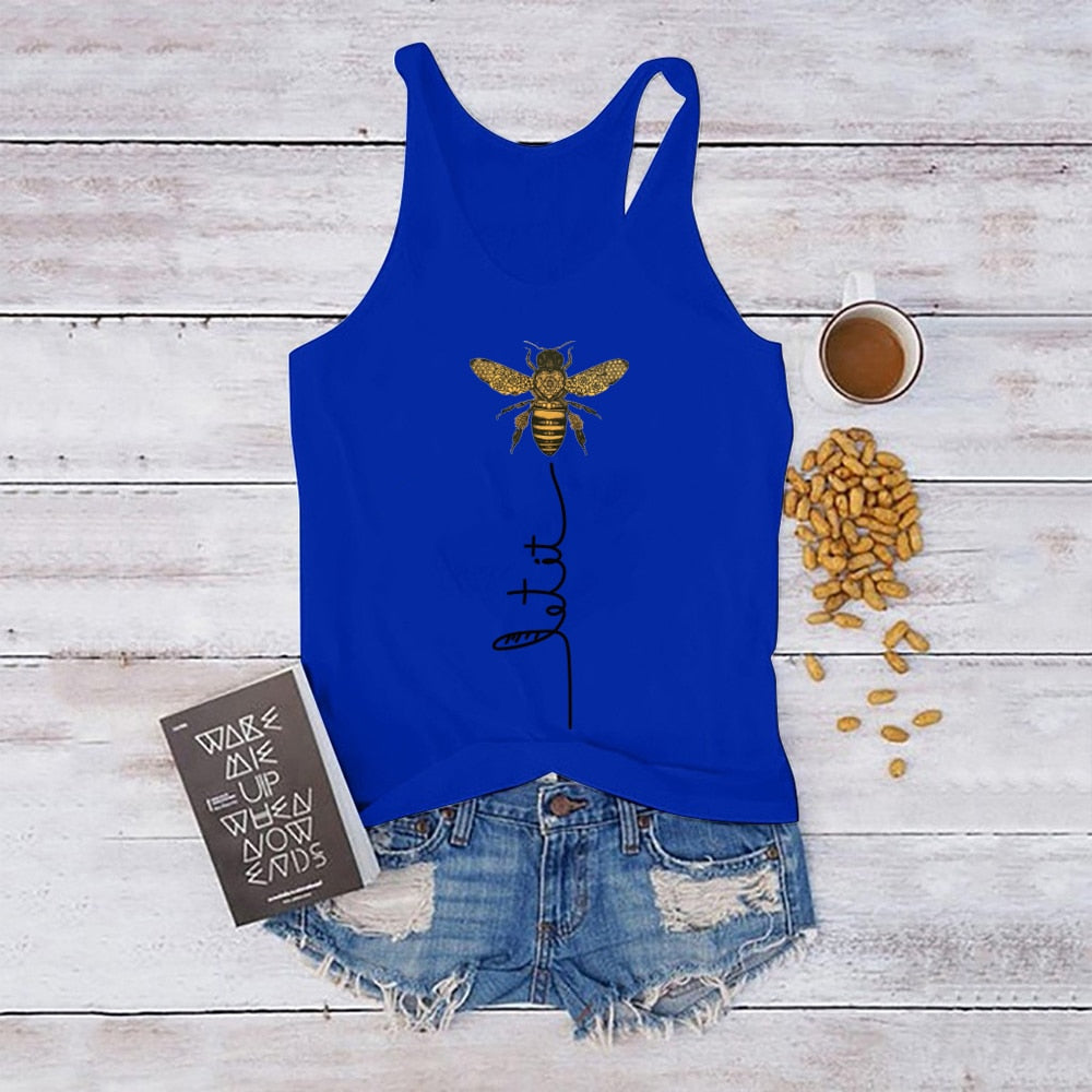 Bee Kind Print Tank Top