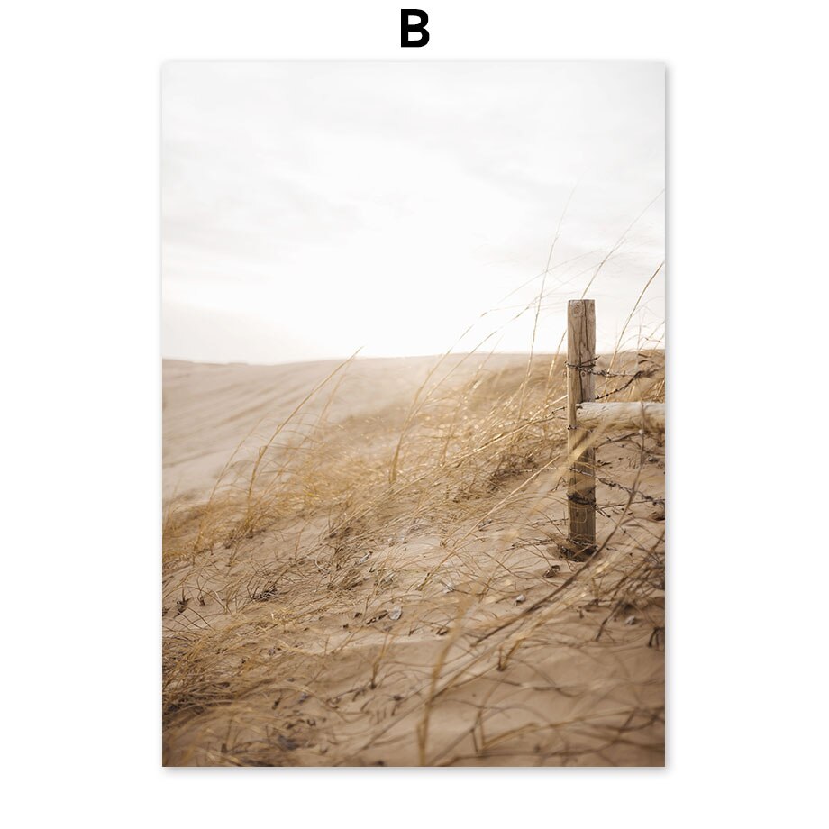 Withered Wheat and Landscape Prints freeshipping - Mandala Bloom