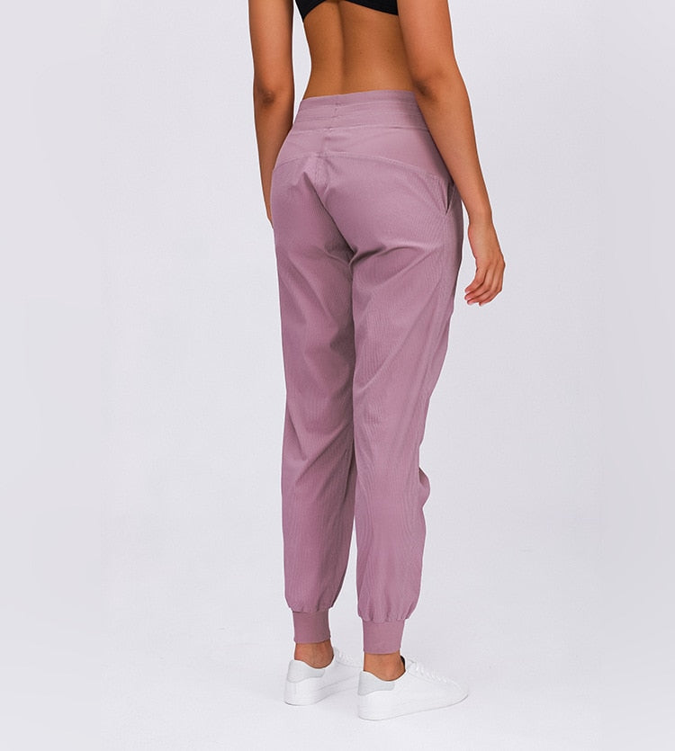 NWT Sports Trousers Drawstring Jogger Boot Cut Pants Wide Leg Yoga Pants Quick Dry Athletic Gym Running Exercie Trousers freeshipping - Mandala Bloom