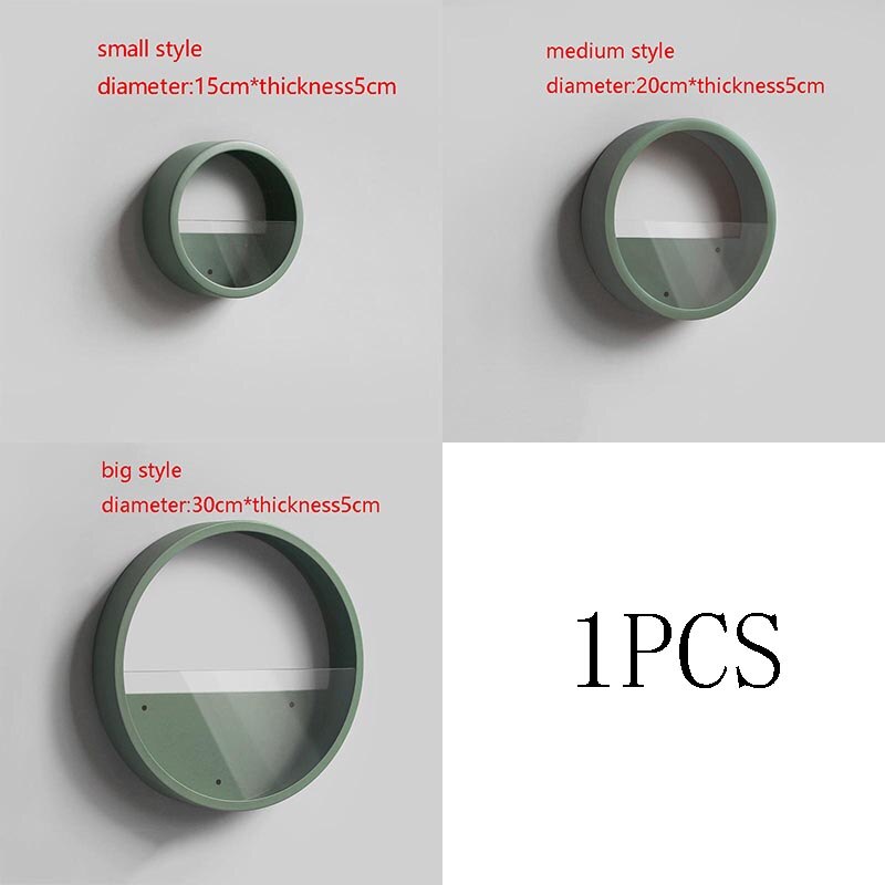 Circular Plant Pot for Home Decoration Modern Wall Vase Hanging Vases Iron Art Adornment Crafts Artificial Flower Basket Holder freeshipping - Mandala Bloom