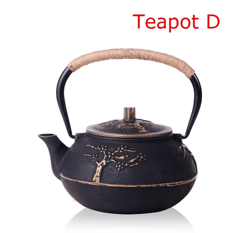 Cast Iron Japanese Tea Pot 900ml Infuser Metal With Strainer Net Filter freeshipping - Mandala Bloom