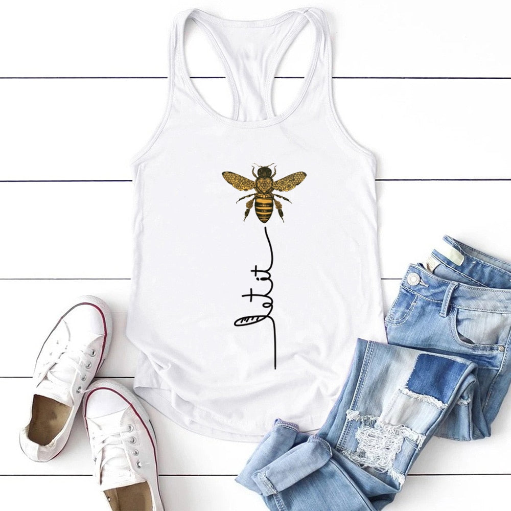 Bee Kind Print Tank Top