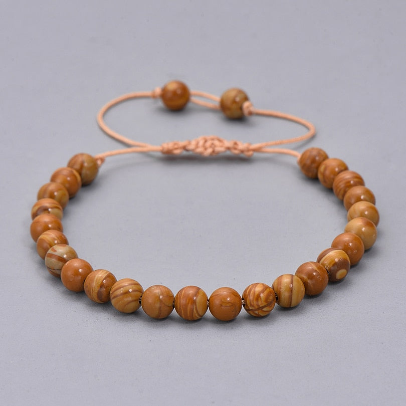 Resin Crystal Stone Bead Bracelet