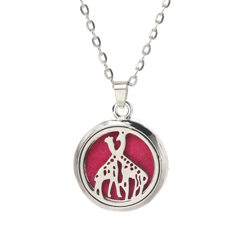 Stainless Steel Aroma Box Pendant Necklace Aromatherapy Essential Oil Diffuser Locket freeshipping - Mandala Bloom