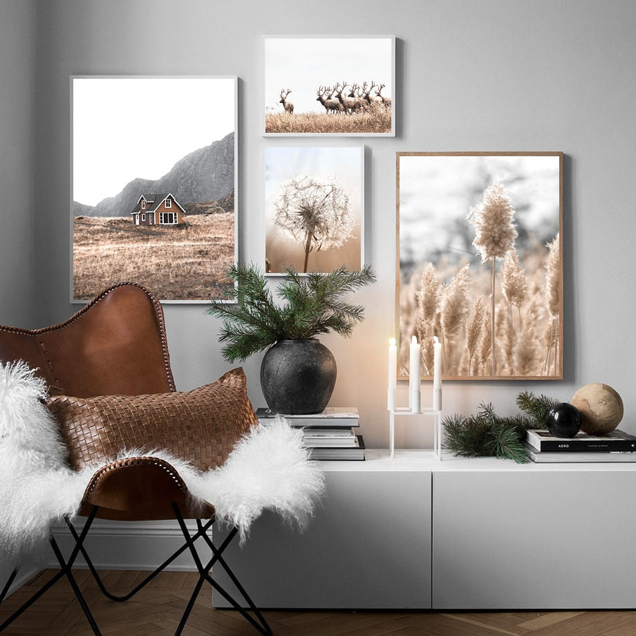 Deer & Dandelion Prints freeshipping - Mandala Bloom