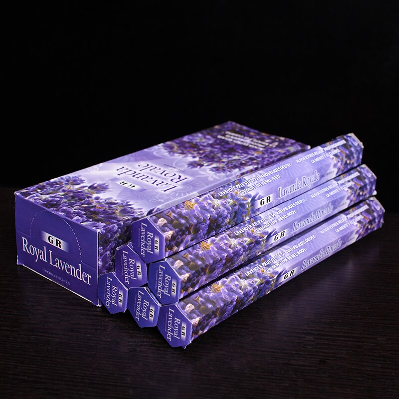 Lavender original India incense sticks 9 smell imported natural floral stick incenses 18pcs/box freeshipping - Mandala Bloom