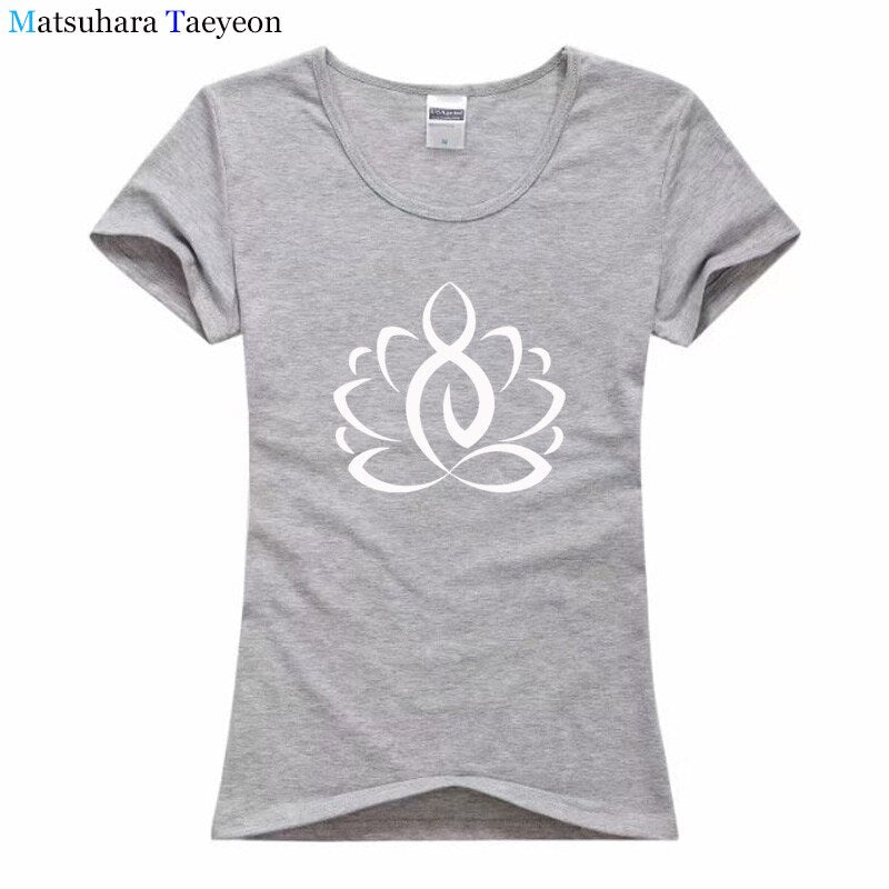 Lotus Print T-shirt freeshipping - Mandala Bloom