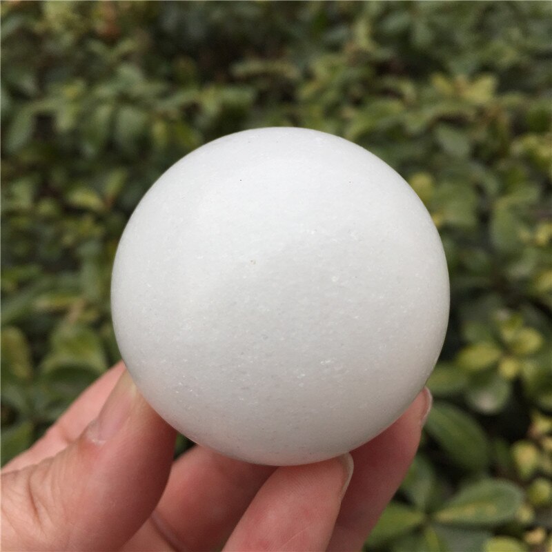 Natural White Jade Crystal Ball Stone Gemstone Great for Meditation Home Decoration Chakra Reiki Stone freeshipping - Mandala Bloom
