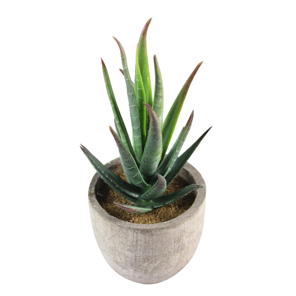 Artificial Succulent Plants Mini Artificial Pots freeshipping - Mandala Bloom