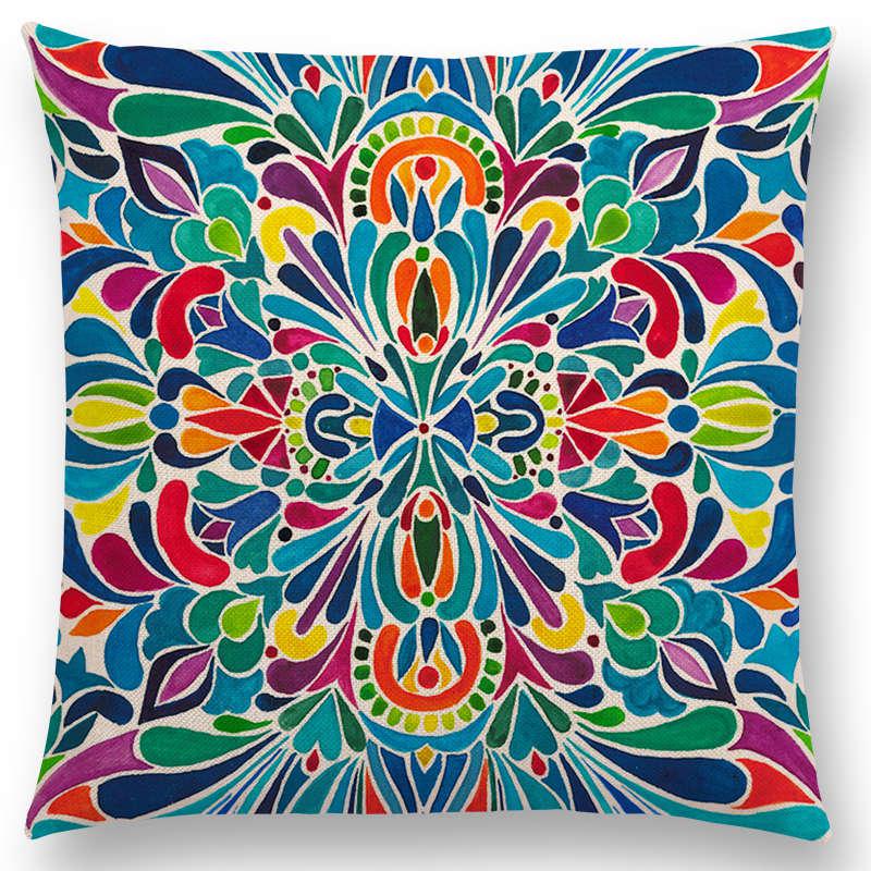 Boho & Mandala Throw Cushions freeshipping - Mandala Bloom