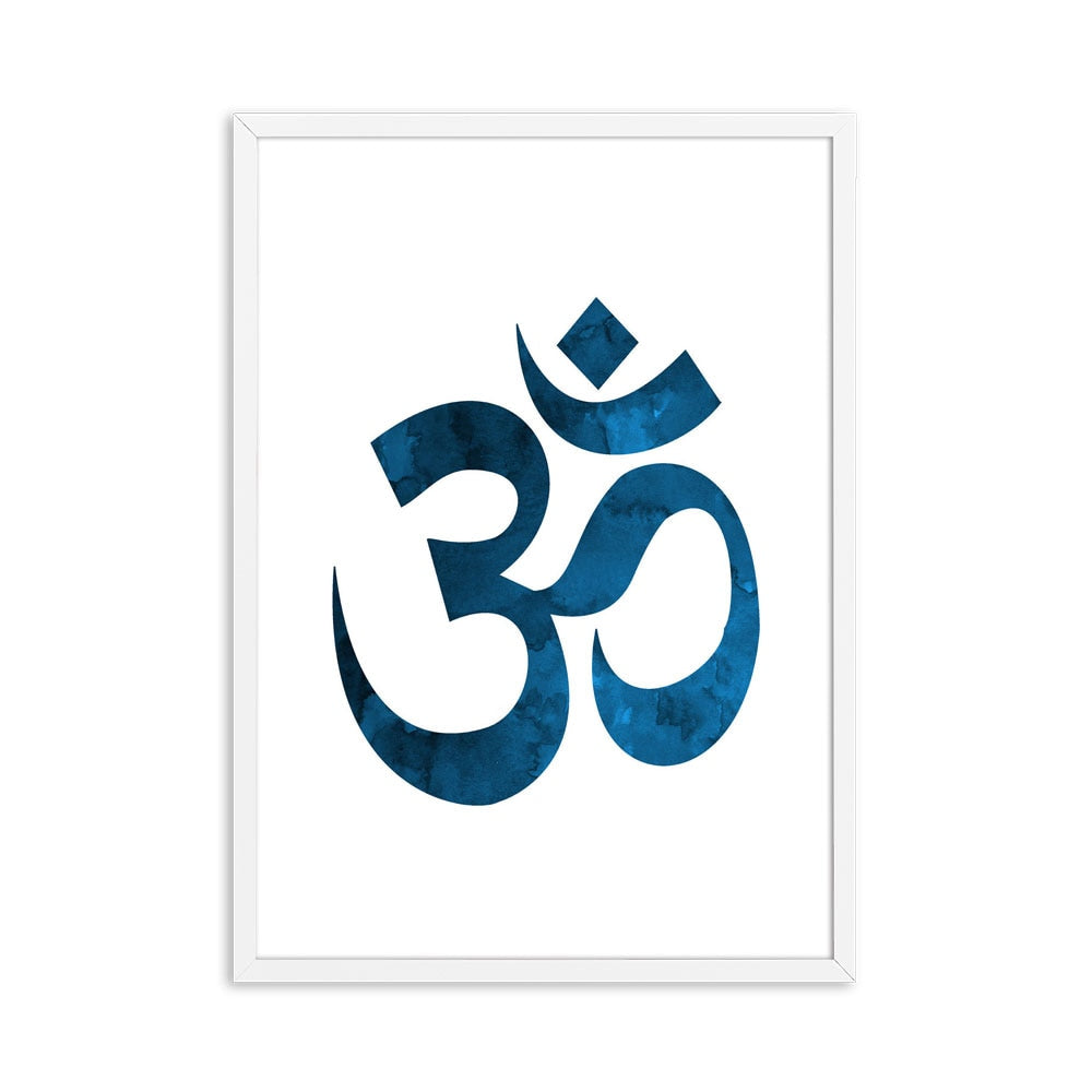 Meditation Canvas Buddha Statue Lotus Poster freeshipping - Mandala Bloom