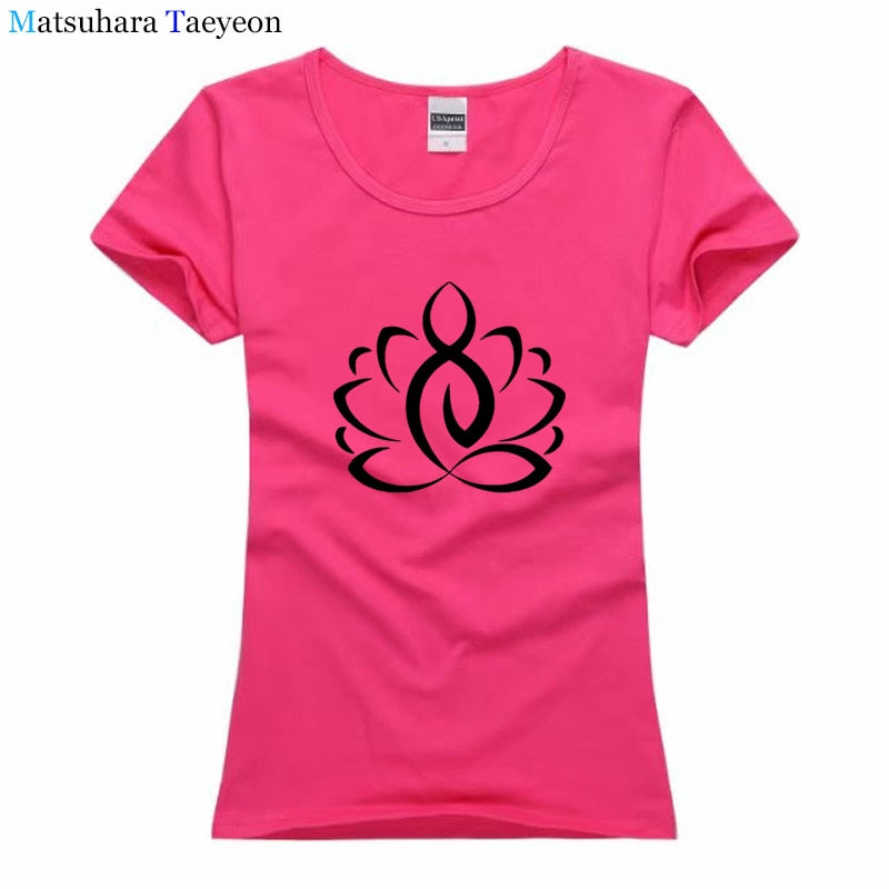 Lotus Print T-shirt freeshipping - Mandala Bloom