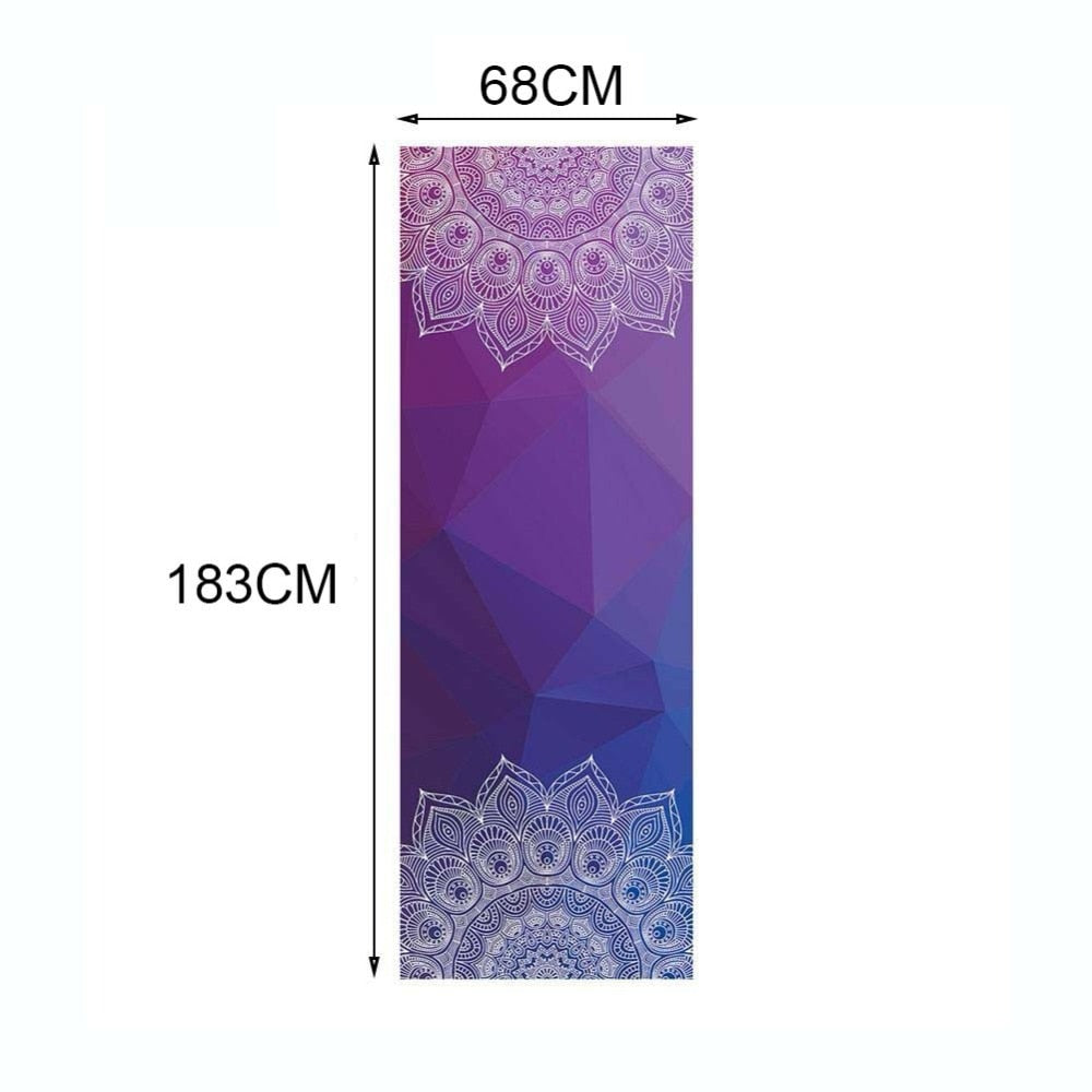 Mandala Print Non-Slip Yoga Towel/Mat freeshipping - Mandala Bloom