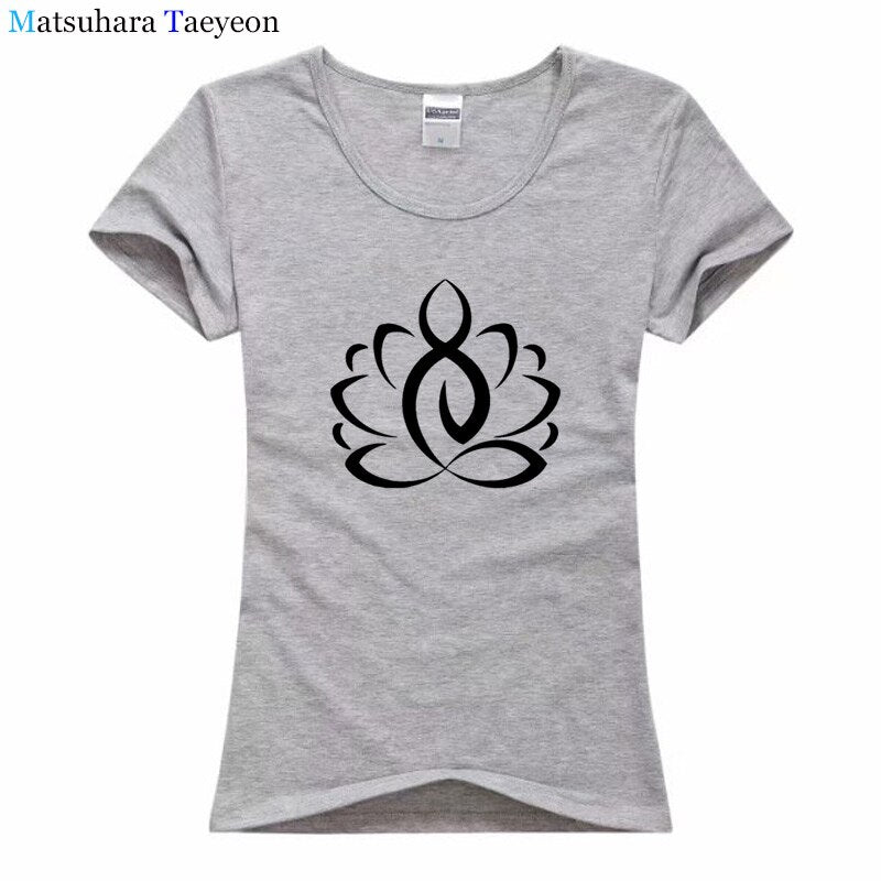 Lotus Print T-shirt freeshipping - Mandala Bloom