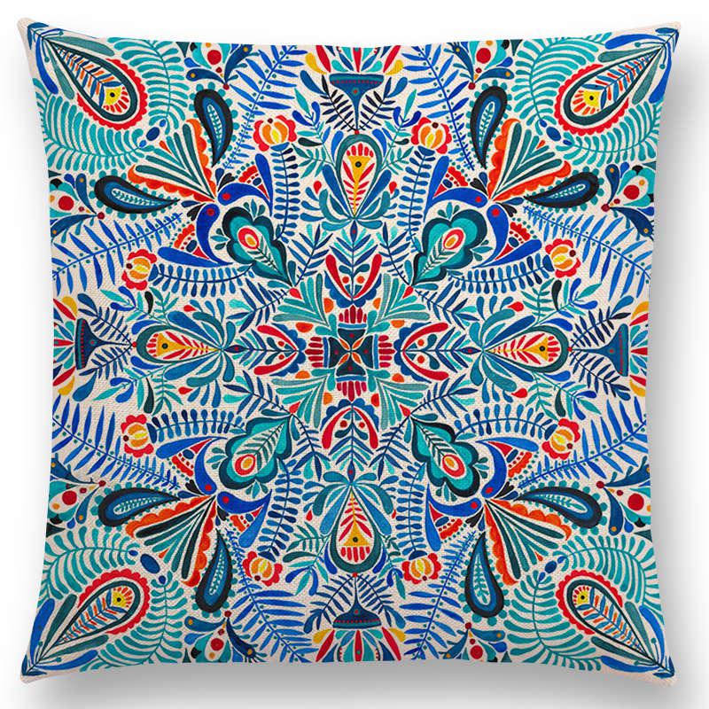 Boho & Mandala Throw Cushions freeshipping - Mandala Bloom