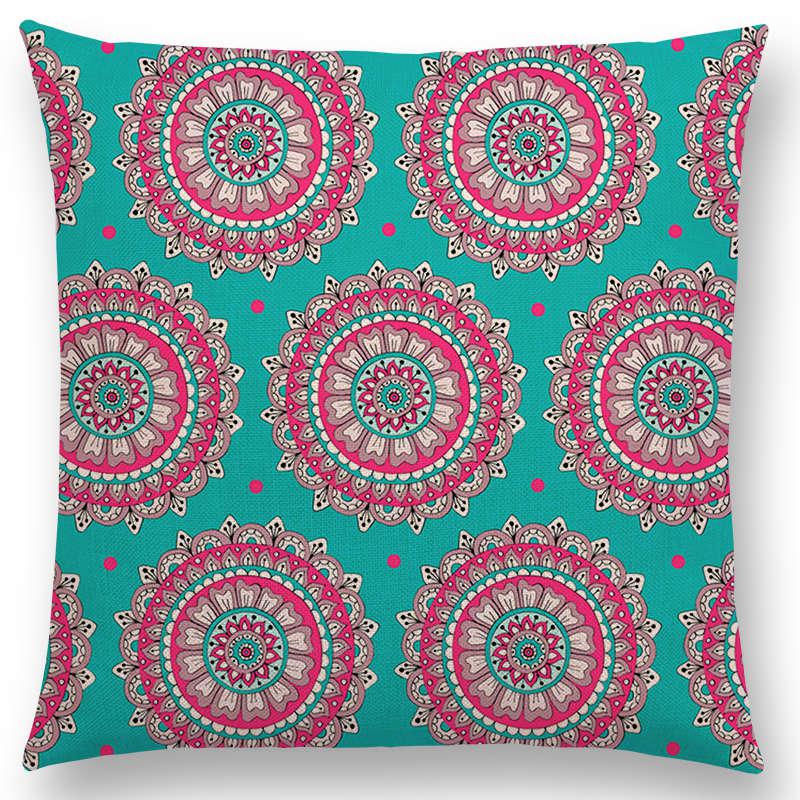 Boho & Mandala Throw Cushions freeshipping - Mandala Bloom