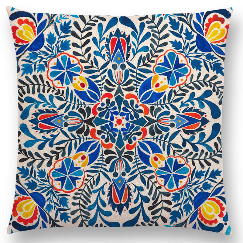 Boho & Mandala Throw Cushions freeshipping - Mandala Bloom