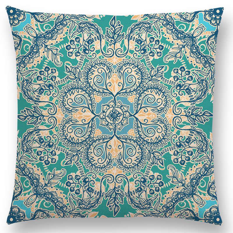 Mandala Throw Cushions freeshipping - Mandala Bloom