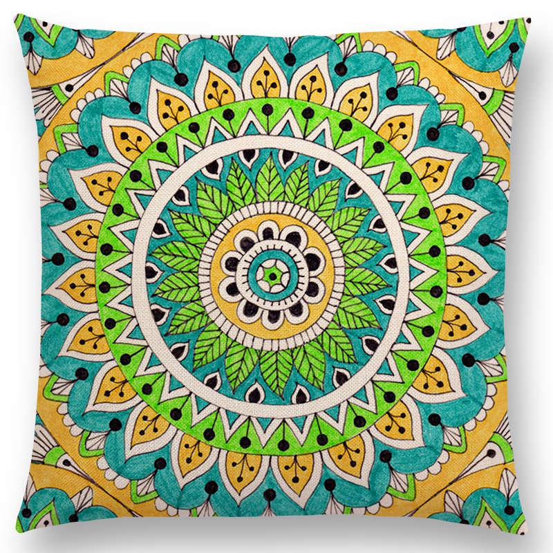 Boho & Mandala Throw Cushions freeshipping - Mandala Bloom