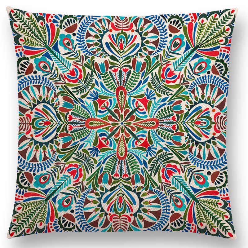 Boho & Mandala Throw Cushions freeshipping - Mandala Bloom