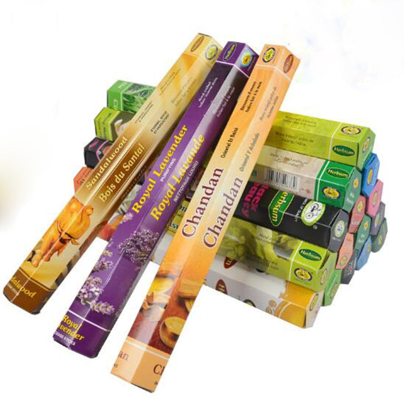 Mixed Flavor India Incense Aroma Incense Stick Sandalwood Lavender Fragrance Air Freshener Aromatherapy freeshipping - Mandala Bloom
