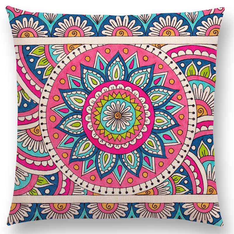 Boho & Mandala Throw Cushions freeshipping - Mandala Bloom