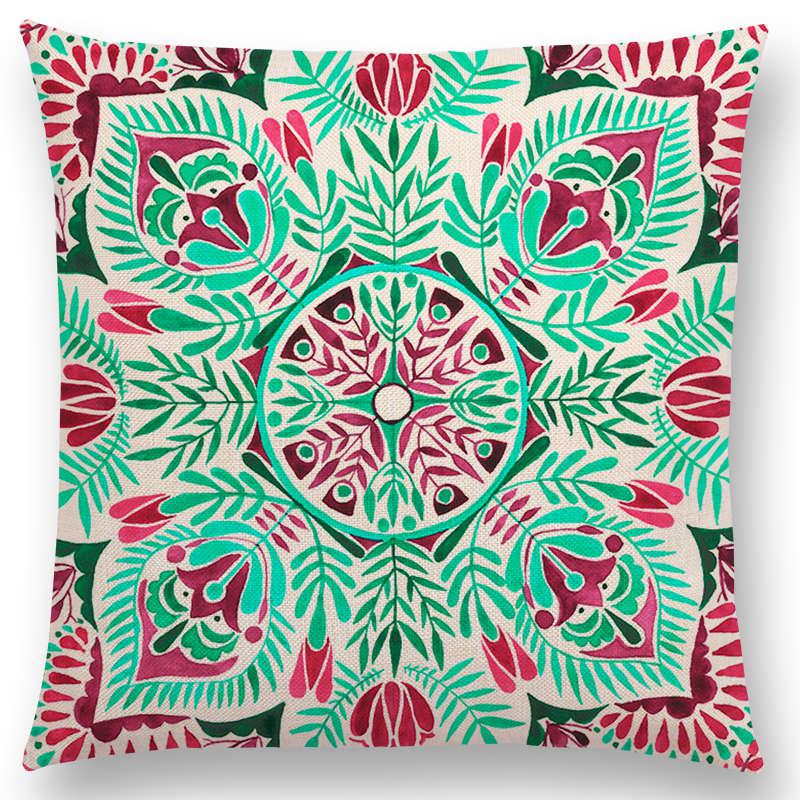 Boho & Mandala Throw Cushions freeshipping - Mandala Bloom